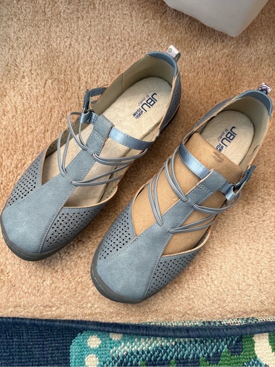 JBU Shoes - JBU Women’s Denim Mary Jane -Fig Style Size 12W